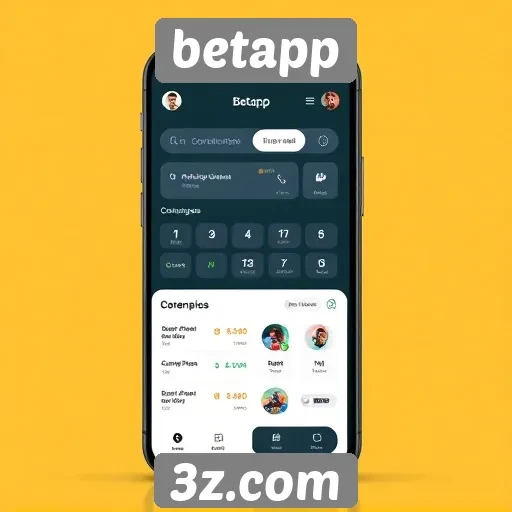 Experiência do usuário na interface do betapp